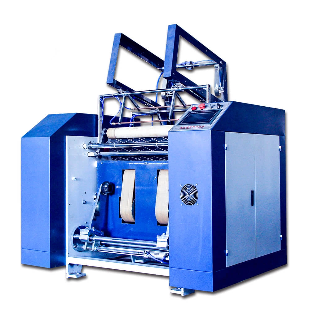 Customized Stylish Aluminium Saw Cutting Machines Automatic Stretch Film Equipment Rewinder